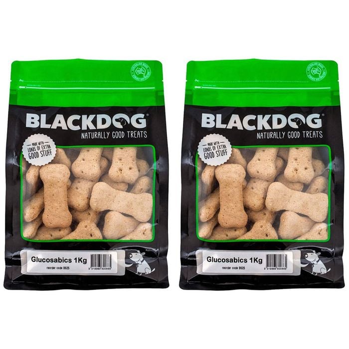 2pc Blackdog 1kg Premium Dog Biscuits Puppy Pet Healthy Food Treats Glucosabic