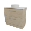 New England Joinery 900mm Majesty SilkSurface Top Floor Standing Vanity