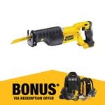 DeWALT 18V Li-Ion Cordless Reciprocating Saw DCS380N-XE - Skin Only
