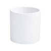 EDEN 11.5cm White Matte Mono Indoor Ceramic Planter