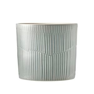 Borralheira 140 x 130mm Light Blue Cylinder Indoor Ceramic Pot