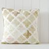 Rayell Indoor Square Cushion Faded Cross Beige 45x45cm