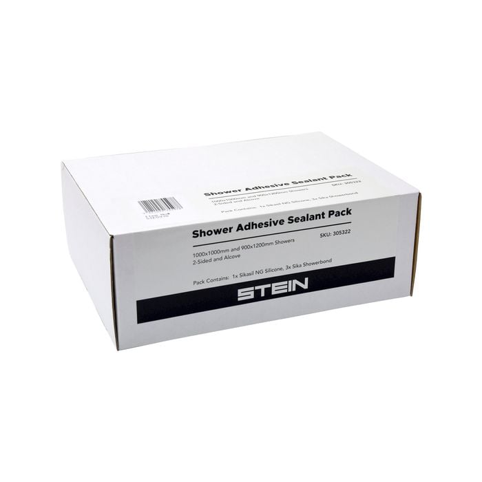 Stein Shower Adhesive and Sealant Pack - 4 Pack