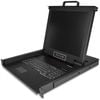 StarTech.com LCD Rack Console - Steel - Black - 1 Computer(s) - 43.2 cm (17") LCD - SXGA - 1280 x 1024USB