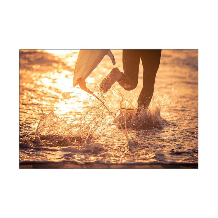Artey | Running to catch the Wave - Stretched Canvas - Stretched Canvas - 110 x 165cm