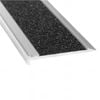 Duratac 1500mm Clear Aluminum with Black Carborundum Insert & Countersunk Holes Stair Nosing
