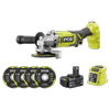 Ryobi 18V ONE+ 115mm Angle Grinder 4.0Ah Kit