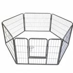 YES4PETS 6 Panel 60 cm Heavy Duty Pet Dog Puppy Cat Rabbit Exercise Playpen Fence