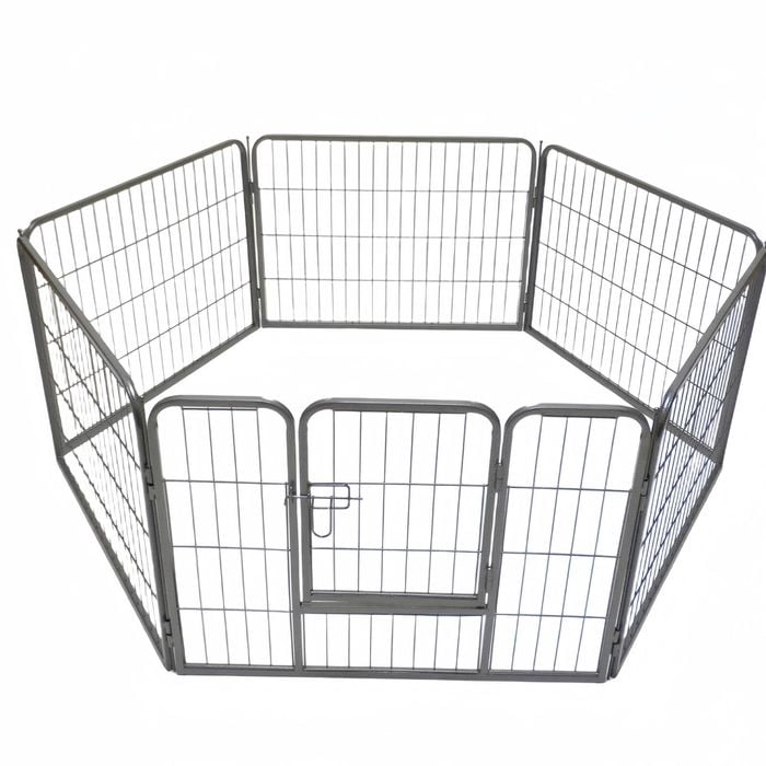 YES4PETS 6 Panel 60 cm Heavy Duty Pet Dog Puppy Cat Rabbit Exercise Playpen Fence