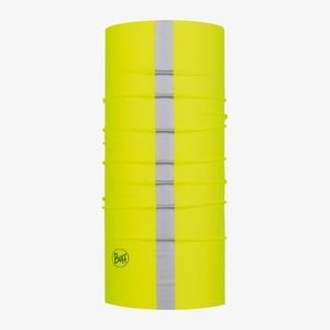 BUFF Safety Original Ecostretch Multifunctional Neckwear - Reflective Solid R-Yellow Fluor