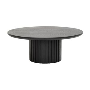 Vanessa Hubert 90cm Round Coffee Table Black