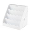 Costway 2In1 Bookshelf Toy Storage Organizer Rolling Drawer Cart Flip-open