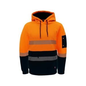 Citeco Orange Hi Vis Taped Hoodie - Large