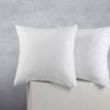 Accessorize Bedroom Collection 65cm x 65cm White European Cotton Polyester 2 Pack Pillowcases