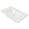New England Joinery 750mm White Gloss Zodiac Top