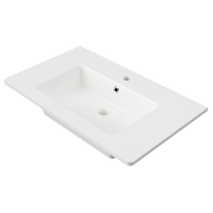 New England Joinery 750mm White Gloss Zodiac Top