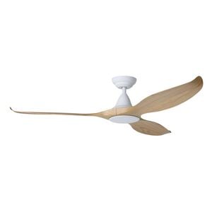 Eglo Noosa 60" Dc Fan White/blackbutt