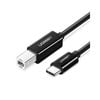 Ugreen Usb-c To Usb-b Printer Cable 2m 480mbps Black