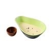 Daily Dose Ambrosia Avocado Chip & Dip Bowl 22cm