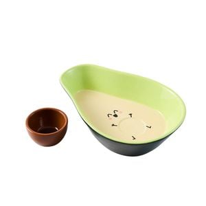 Daily Dose Ambrosia Avocado Chip & Dip Bowl 22cm