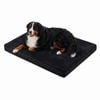 Petzly Dog Bed Mat for Pet Machine Washable Cover Waterproof Liner Black XLarge