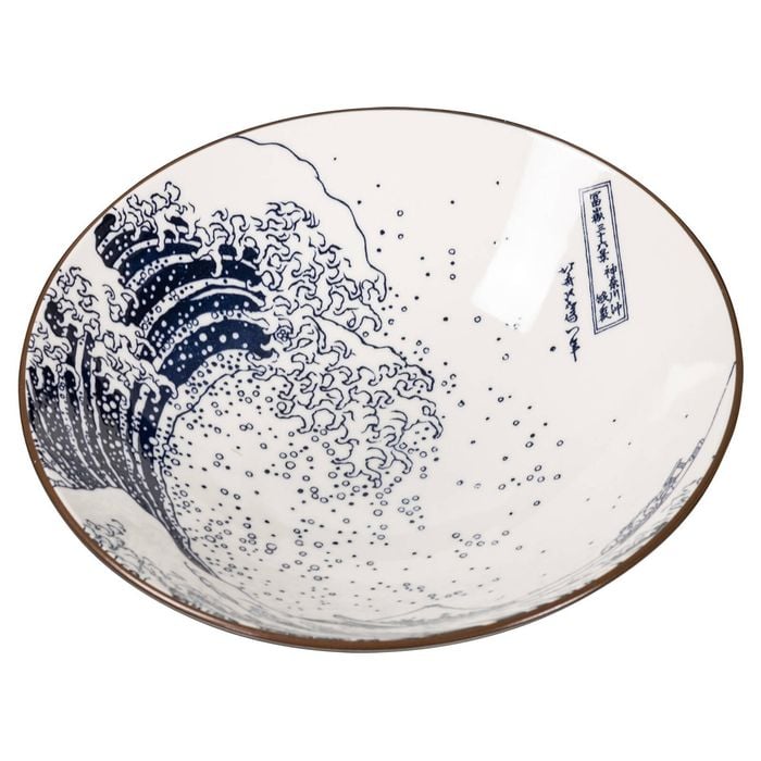 Omotenashi Hokusai Fuji Large Serving Bowl