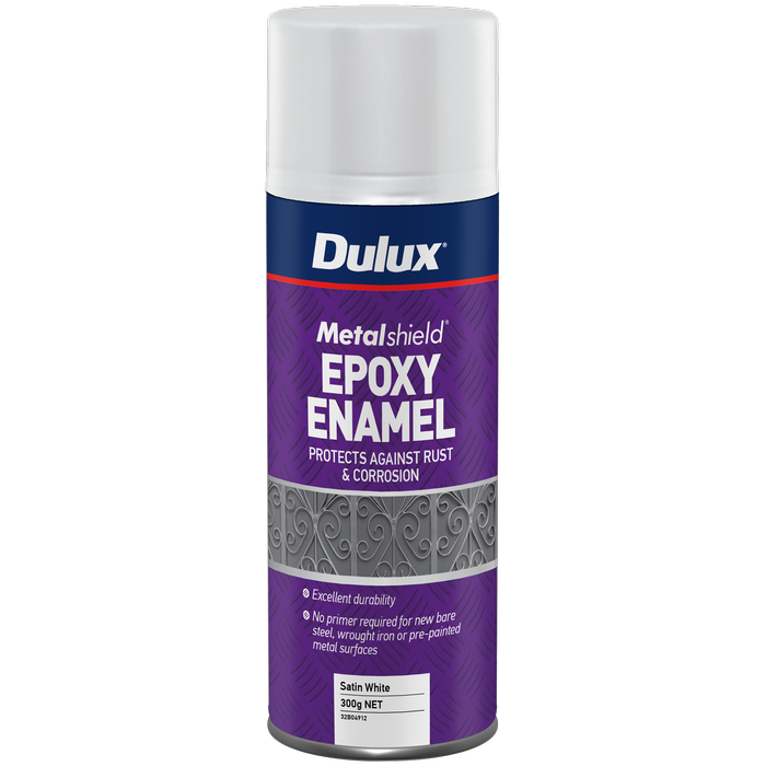 Dulux 300g Metalshield Epoxy Enamel Satin White