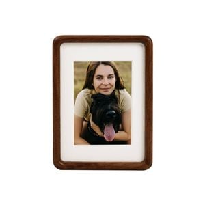 Veeart 5x7" Walnut Timber Picture Photo Frame Sinclair Series 109446