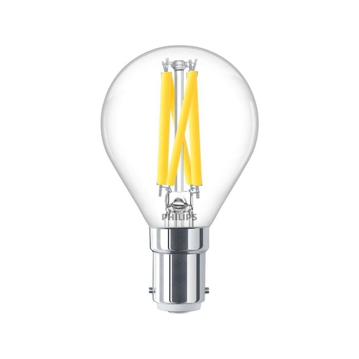 Philips P45 B15 LED 470lm Clear 3.5W Filament
