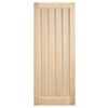 Corinthian 2040 x 820 x 40mm Entrance Door White Oak Opaque Glass AWO5VG
