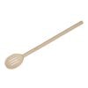 Euroline 35cm Wooden Slotted Spoon Cooking Utensil - Beige