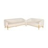 Fraser Indoor 3+2 Seater Plush Fabric Sofa Lounge Setting
