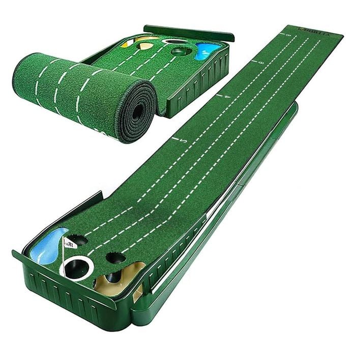 Fohoa 9ft Foldable Auto Ball Return Indoor Golf Putting Mat