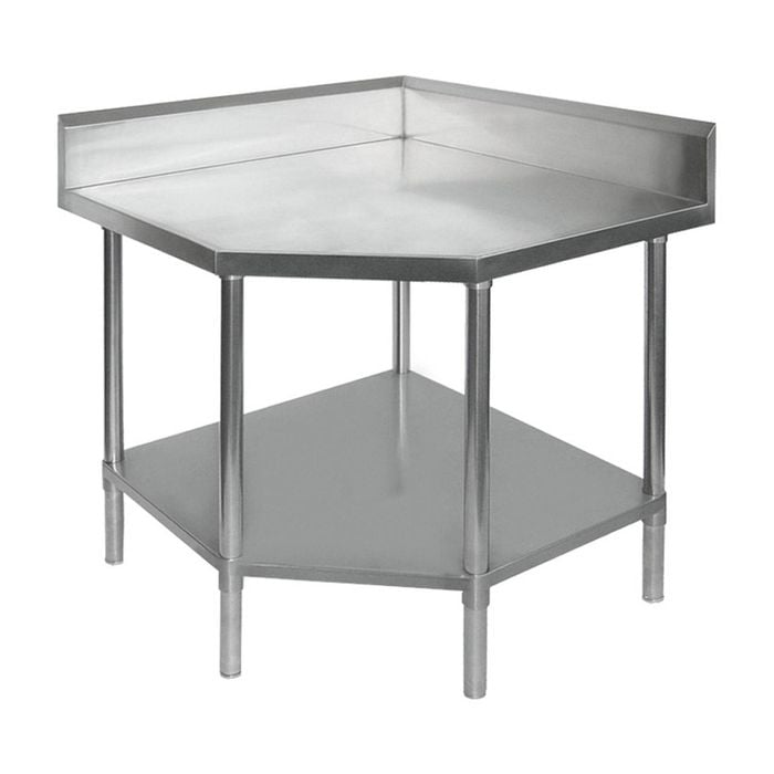 Modular Systems Corner Workbench With 100mm Splashback, 900x900x900mm 0900-7-wbcb/h