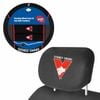 Sydney Swans Official Afl Steering Wheel Cover And Headrest Cover Combo