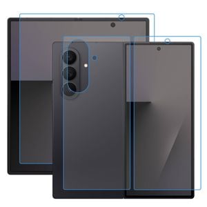 3x in 1 Pack MEZON Samsung Galaxy Z Fold7 Hydrogel Film Clear Screen Protectors