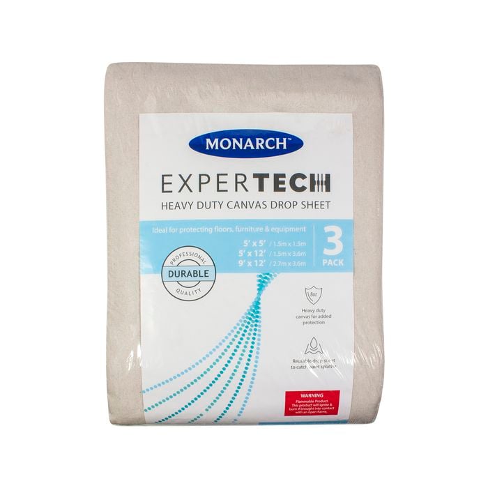 Monarch Expertech Canvas Drop Sheet - 3 Pack
