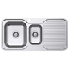 Everhard 980mm 1TH LH Stainless Steel Classic Standard 1.5 Bowl And Drainer