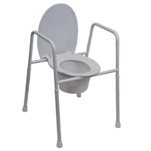 Safety and Mobility Over Toilet Aid Height Adjustable with Lid