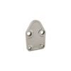 Fuel Pump Block Off Plate Small Block Chev Clear Anodised Billet Aluminium