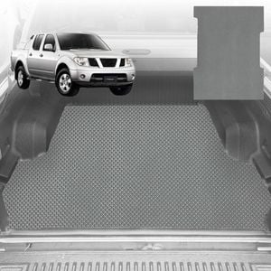 6D Diamond Ute Tub Mat for Nissan Navara Dual Cab (D40 ST/STX) 2005-2014 - Grey