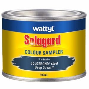 Wattyl 100ml Deep Ocean Low Sheen Pre-tinted Solagard Colour Sampler