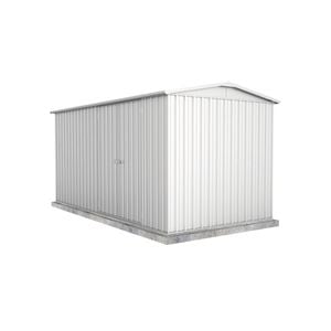 Absco Sheds 4.48mW x 2.26mD x 2.30mH Surfmist Double Door Highlander Garden Shed 