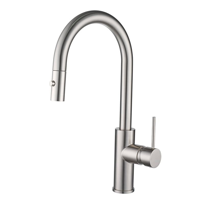 Resonance 35mm Brushed Nickel Multi-Function Sink Mixer WELS 5 Star 6L/min