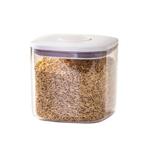 Taste Relax Space Airtight Food Storage Container With One-button Lid 123x123x117mm For Snacks, Spices & Dry Goods