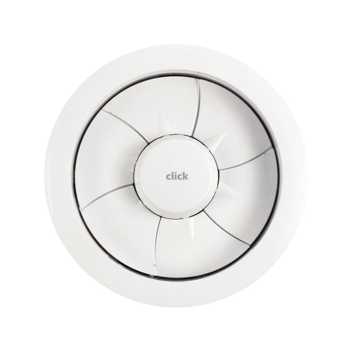 Click 250mm Self Closing Exhaust Fan