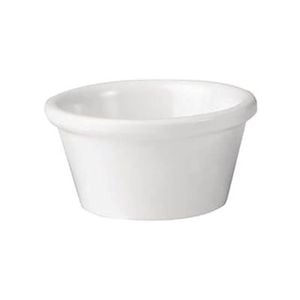 Ryner Melamine Ramekin Smooth White 60ml 72x40mm Commercial Hospitality Tableware