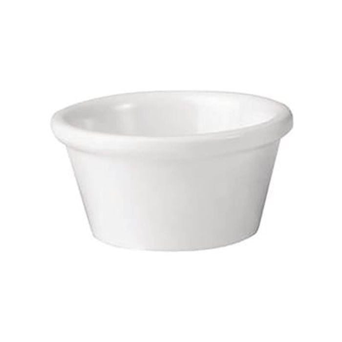 Ryner Melamine Ramekin Smooth White 60ml 72x40mm Commercial Hospitality Tableware