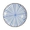 Tokyo Design Porcelain Plate Natsu Tokusa Blue Stripe Microwave Safe 25cm