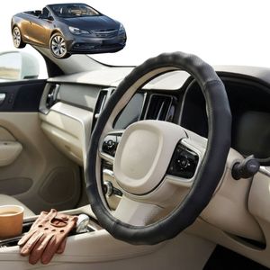 Australian Goose Steering Wheel Cover for Holden Cascada 2013 - 2019 (CJ) Circle Black